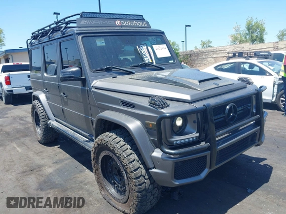2014 Mercedes-Benz G 63 AMG with VIN WDCYC7DF7EX220956, listed as a IAAI auction lot 42272984 with 129,893 mi miles and . Bid and sale history available at DreamBid. Image 1.