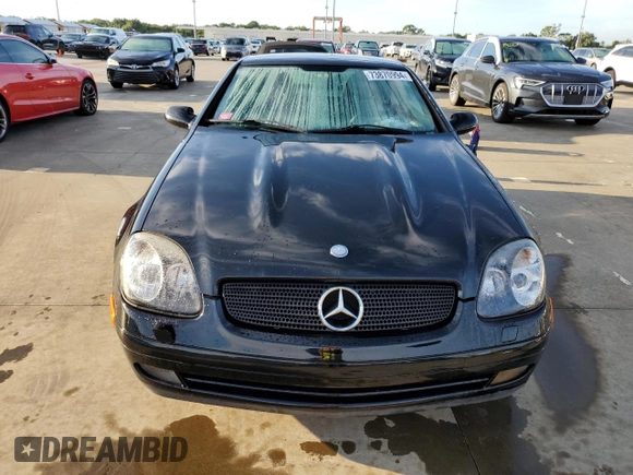 1999 Mercedes-Benz SLK-Class with VIN WDBKK47F6XF107547, listed as a Copart auction lot 73870994 with 0 mi miles and Non Repairable. Bid and sale history available at carsss.com. Image 5.