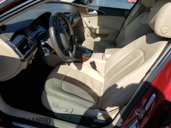 2012 Audi A6 3.0T Premium Plus with VIN WAUGGAFC2CN163853, listed as a Copart auction lot 46657225 with 156,412 mi miles and Salvage Title. Bid and sale history available at carsss.com. Image 7.