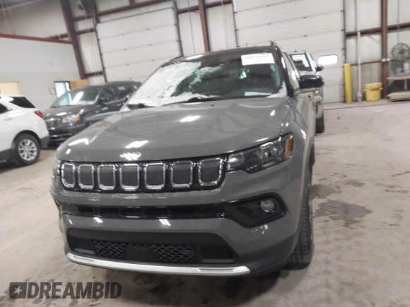 2022 Jeep Compass High Altitude with VIN 3C4NJDCBXNT101483, listed as a IAAI auction lot 41573157 with 18,473 mi miles and . Bid and sale history available at DreamBid. Image 12.