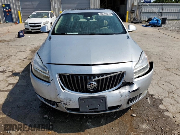2012 Buick Regal Premium 1 with VIN 2G4GS5EK6C9135618, listed as a Copart auction lot 58575925 with 167,706 mi miles and Salvage title. Bid and sale history available at DreamBid. Image 5.