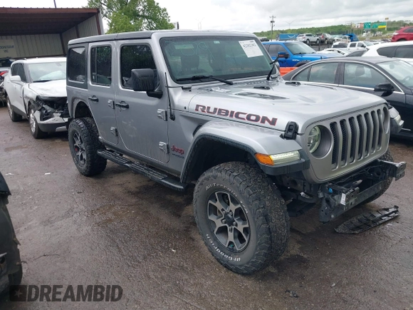 2018 Jeep Wrangler Unlimited Rubicon with VIN 1C4HJXFG4JW174603, listed as a IAAI auction lot 42202302 with 120,229 mi miles and . Bid and sale history available at DreamBid. Image 1.