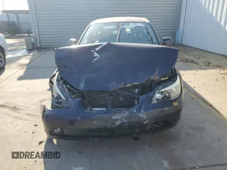 2006 BMW 5 Series 530i with VIN WBANE73566CM35956, listed as a Copart auction lot 82851184 with 131,646 mi miles and Salvage Title. Bid and sale history available at carsss.com. Image 5.