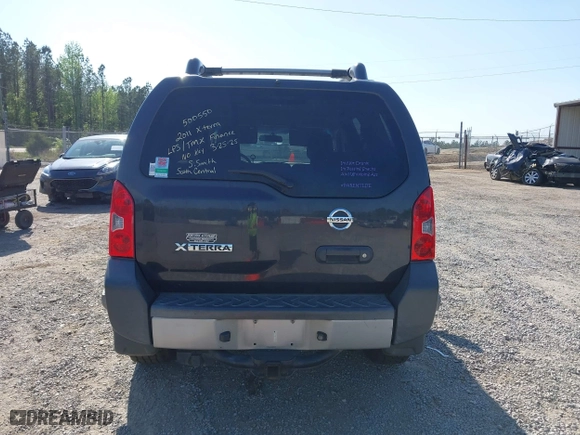 2011 Nissan Xterra Pro-4X with VIN 5N1AN0NW2BC500550, listed as a IAAI auction lot 41896827 with 1 mi miles. Bid and sale history available at carsss.com. Image 17.