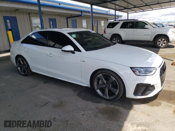 2021 Audi A4 S line Premium Plus z VIN WAUEAAF47MA040978, wystawiony jako Copart lot #56773385 z przebiegiem 32 604 mil mil oraz Szkoda całkowita • Salvage title. Historia ofert i sprzedaży dostępna na DreamBid. Obrazek 4.