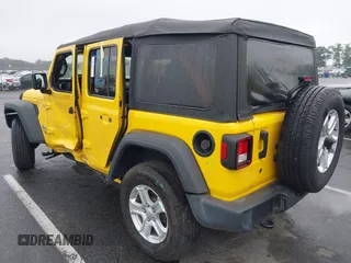 2020 Jeep Wrangler Unlimited Sport S with VIN 1C4HJXDN8LW269539, listed as a IAAI auction lot 42317928 with 63,924 mi miles and . Bid and sale history available at DreamBid. Image 3.