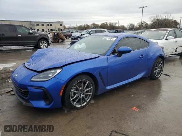 2023 Subaru BRZ Premium with VIN JF1ZDBB18P9705914, listed as a Copart auction lot 83370984 with 0 mi miles and Salvage Title. Bid and sale history available at carsss.com. Image 1.