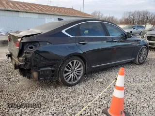 2017 Genesis G80 Ultimate z VIN KMHGN4JF5HU173426, wystawiony jako Copart lot #85953654 z przebiegiem 125 389 mil mil oraz Szkoda całkowita • Salvage title. Historia ofert i sprzedaży dostępna na DreamBid. Obrazek 3.
