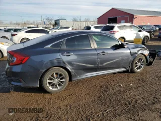 2021 Honda Civic Sedan EX with VIN 2HGFC2F75MH004114, listed as a Copart auction lot 47482305 with 102,433 mi miles and Clean Title. Bid and sale history available at carsss.com. Image 3.