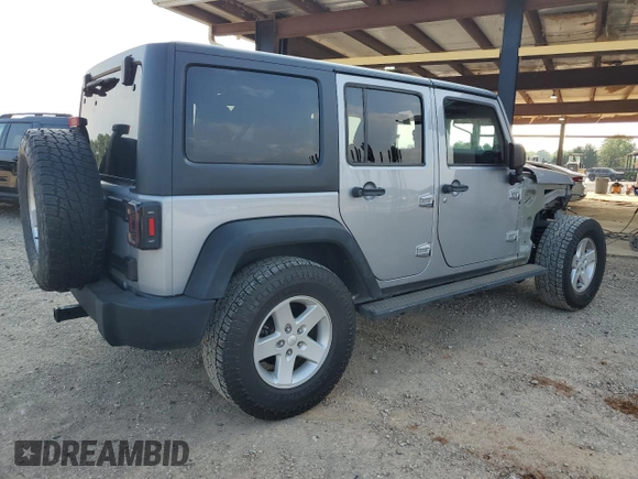 2016 Jeep Wrangler Unlimited Sport with VIN 1C4HJWDG5GL219149, listed as a Copart auction lot 54671355 with 162,442 mi miles and Clean title. Bid and sale history available at DreamBid. Image 3.