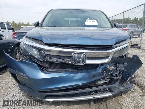 2020 Honda Pilot EX z VIN 5FNYF6H39LB024192, wystawiony jako IAAI lot #41787496 z przebiegiem 72 188 mil mil oraz . Historia ofert i sprzedaży dostępna na DreamBid. Obrazek 6.