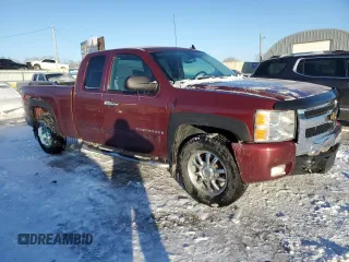 2008 Chevrolet Silverado 1500 1LT with VIN 2GCEK19J781299424, listed as a Copart auction lot 87671015 with 196,528 mi miles and Salvage Title. Bid and sale history available at DreamBid. Image 4.