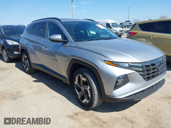 2022 Hyundai Tucson SEL with VIN 5NMJCCAE4NH078991, listed as a IAAI auction lot 41990599 with 37,384 mi miles and . Bid and sale history available at DreamBid. Image 1.
