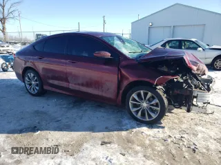 2015 Chrysler 200 S with VIN 1C3CCCBB5FN539945, listed as a Copart auction lot 50671765 with 110,253 mi miles and Clean Title. Bid and sale history available at carsss.com. Image 4.
