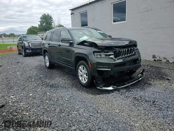 2023 Jeep Grand Cherokee Limited z VIN 1C4RJKBG8P8728476, wystawiony jako Copart lot #57998385 z przebiegiem 21 440 mil mil oraz Szkoda całkowita • Salvage title. Historia ofert i sprzedaży dostępna na DreamBid. Obrazek 14.