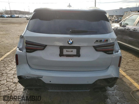 2022 BMW X3 M z VIN 5YM13EC09N9K01524, wystawiony jako Copart lot #79260984 z przebiegiem 38 501 mil mil oraz Tytuł czysty. Historia ofert i sprzedaży dostępna na DreamBid. Obrazek 6.
