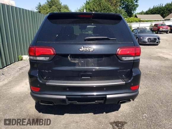 2019 Jeep Grand Cherokee Limited with VIN 1C4RJFBGXKC843402, listed as a Copart auction lot 57148265 with 96,615 mi miles and Salvage title. Bid and sale history available at DreamBid. Image 6.
