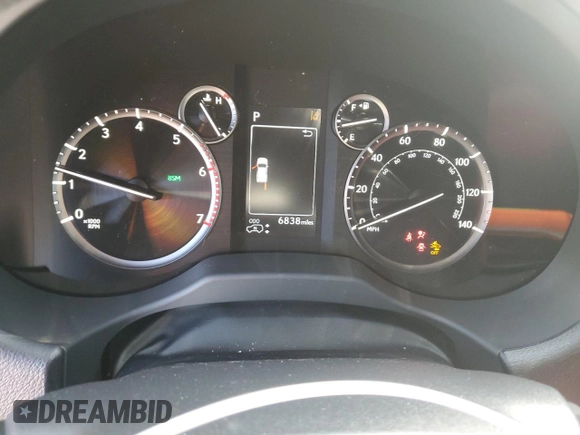 2023 Lexus GX 460 Luxury с VIN JTJGM7BX0P5367285, выставлен на аукционе Copart как лот 81105984 с пробегом 6 838 миль миль и Списание • Salvage title. История ставок и продаж доступна на DreamBid. Изображение 9.