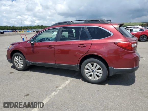 2017 Subaru Outback Premium z VIN 4S4BSAFC5H3316915, wystawiony jako Copart lot #62985665 z przebiegiem 96 167 mil mil oraz Szkoda całkowita • Salvage title. Historia ofert i sprzedaży dostępna na DreamBid. Obrazek 2.