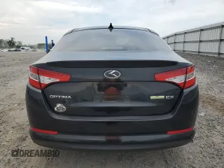 2013 Kia Optima EX with VIN KNAGM4AD2D5054076, listed as a Copart auction lot 59565815 with 111,887 mi miles and Salvage title. Bid and sale history available at DreamBid. Image 6.