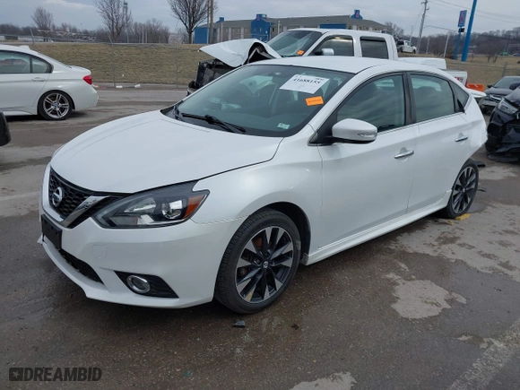 2017 Nissan Sentra SV with VIN 3N1AB7APXHY237506, listed as a IAAI auction lot 41688155 with 82,248 mi miles. Bid and sale history available at carsss.com. Image 19.