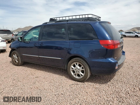 2005 Toyota Sienna XLE with VIN 5TDBA22CX5S047887, listed as a Copart auction lot 51630785 with 159,611 mi miles and Salvage Title. Bid and sale history available at DreamBid. Image 2.