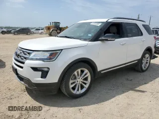 2018 Ford Explorer XLT with VIN 1FM5K7D83JGB88347, listed as a Copart auction lot 51353365 with 50,021 mi miles and Clean Title. Bid and sale history available at DreamBid. Image 1.