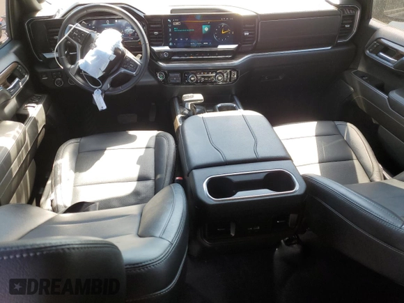 2023 Chevrolet Silverado 1500 RST with VIN 2GCUDEED3P1137124, listed as a Copart auction lot 50585395 with 28,332 mi miles and Salvage Title. Bid and sale history available at DreamBid. Image 8.
