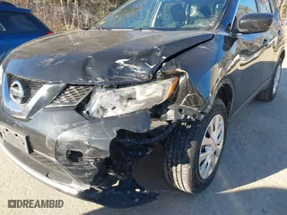 2016 Nissan Rogue S with VIN JN8AT2MV7GW134870, listed as a IAAI auction lot 41287178 with 130,929 mi miles. Bid and sale history available at carsss.com. Image 6.