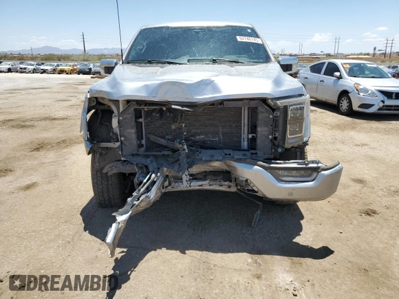 2023 Ford F-150 XL with VIN 1FTEW1C80PFB45901, listed as a Copart auction lot 62740145 with 39,524 mi miles and Salvage title. Bid and sale history available at DreamBid. Image 5.