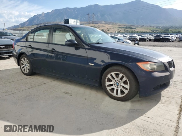 2007 BMW 3 Series 328xi with VIN WBAVC73527KP31960, listed as a Copart auction lot 59312445 with Not provided miles and Clean title. Bid and sale history available at DreamBid. Image 4.
