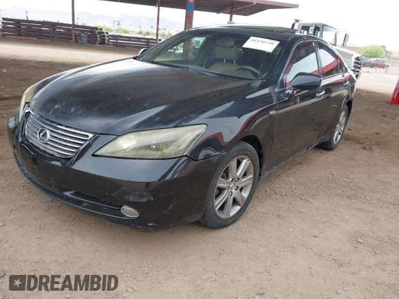 2008 Lexus ES 350 with VIN JTHBJ46G082241847, listed as a IAAI auction lot 41938750 with 1 mi miles. Bid and sale history available at carsss.com. Image 2.