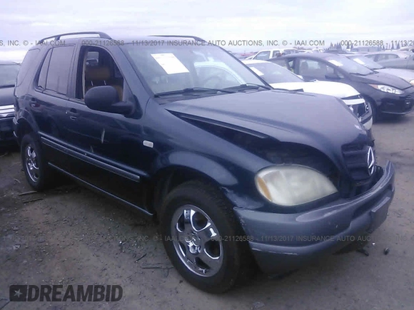 1999 Mercedes-Benz M 320/430/500 with VIN 4JGAB54E5XA124430, listed as a IAAI auction lot 41707727 with 176,293 mi miles and . Bid and sale history available at DreamBid. Image 1.