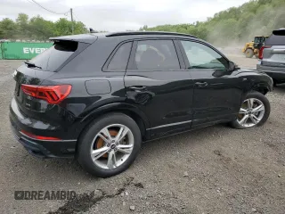 2021 Audi Q3 S line Premium with VIN WA1DECF39M1024927, listed as a Copart auction lot 58992105 with 100,886 mi miles and Salvage title. Bid and sale history available at DreamBid. Image 3.