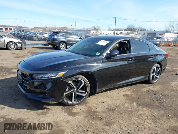 2022 Honda Accord Sedan Sport SE with VIN 1HGCV1F47NA115762, listed as a IAAI auction lot 41513845 with 10,520 mi miles. Bid and sale history available at carsss.com. Image 17.