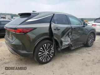 2024 Lexus RX 350 with VIN 2T2BAMBA8RC024709, listed as a Copart auction lot 57341135 with 20,134 mi miles and Salvage title. Bid and sale history available at DreamBid. Image 3.