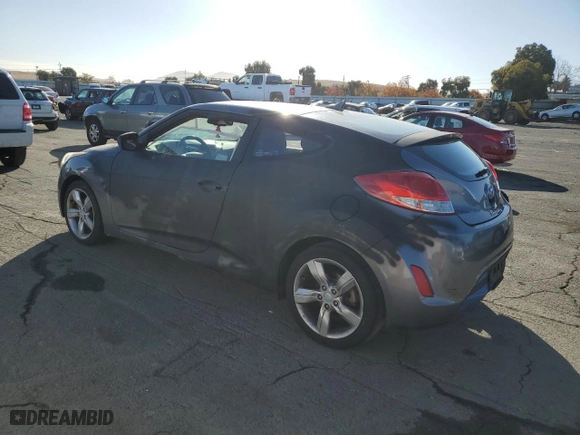 2014 Hyundai Veloster with VIN KMHTC6AD4EU193239, listed as a Copart auction lot 81298294 with 75,740 mi miles and Salvage Title. Bid and sale history available at carsss.com. Image 2.