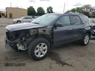 2014 GMC Acadia SLE z VIN 1GKKRNED1EJ150566, wystawiony jako Copart lot #57609155 z przebiegiem 198 610 mil mil oraz Szkoda całkowita • Salvage title. Historia ofert i sprzedaży dostępna na DreamBid. Obrazek 1.
