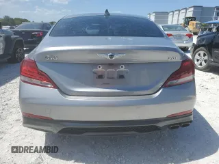 2020 Genesis G70 2.0T with VIN KMTG64LA2LU062426, listed as a Copart auction lot 57937265 with 45,255 mi miles and Salvage title. Bid and sale history available at DreamBid. Image 6.