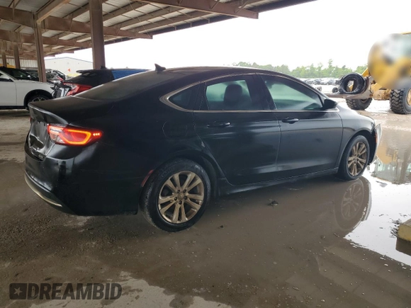 2015 Chrysler 200 Limited with VIN 1C3CCCAB5FN696697, listed as a Copart auction lot 54257955 with 185,444 mi miles and Salvage Title. Bid and sale history available at DreamBid. Image 3.