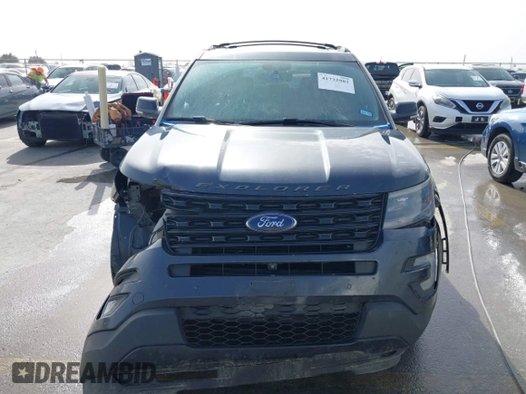 2017 Ford Explorer Sport with VIN 1FM5K8GT5HGC46345, listed as a IAAI auction lot 41732982 with 184,544 mi miles and . Bid and sale history available at carsss.com. Image 6.