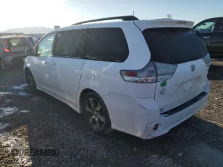 2012 Toyota Sienna SE with VIN 5TDXK3DC5CS214658, listed as a Copart auction lot 49622925 with 120,693 mi miles and Salvage title. Bid and sale history available at DreamBid. Image 2.