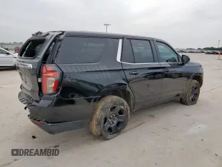 2023 Chevrolet Tahoe Commercial with VIN 1GNSCLED7PR428027, listed as a Copart auction lot 56738455 with 6,599 mi miles and Salvage title. Bid and sale history available at DreamBid. Image 3.