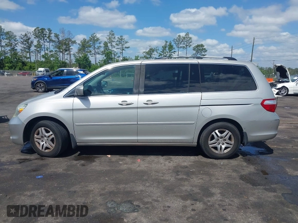 2006 Honda Odyssey EX-L with VIN 5FNRL387X6B429688, listed as a IAAI auction lot 42152841 with 178,806 mi miles and . Bid and sale history available at DreamBid. Image 14.