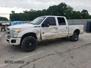 2015 Ford F-250 Lariat with VIN 1FT7W2BT5FEA55975, listed as a Copart auction lot 58673455 with 126,119 mi miles and Salvage title. Bid and sale history available at DreamBid. Image 1.