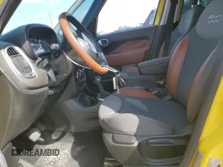 2014 FIAT 500L Trekking with VIN ZFBCFADH9EZ018889, listed as a Copart auction lot 71537264 with 76,430 mi miles and Salvage Title. Bid and sale history available at carsss.com. Image 7.