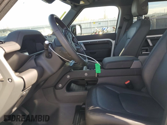 2024 Land Rover Defender X-Dynamic SE with VIN SALE2EEU7R2304560, listed as a Copart auction lot 47062695 with 5,495 mi miles and Salvage title. Bid and sale history available at DreamBid. Image 7.