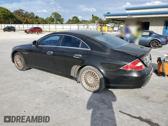 2006 Mercedes-Benz CLS-Class with VIN WDDDJ75X36A034598, listed as a Copart auction lot 75634404 with 141,657 mi miles and Salvage Title. Bid and sale history available at carsss.com. Image 2.