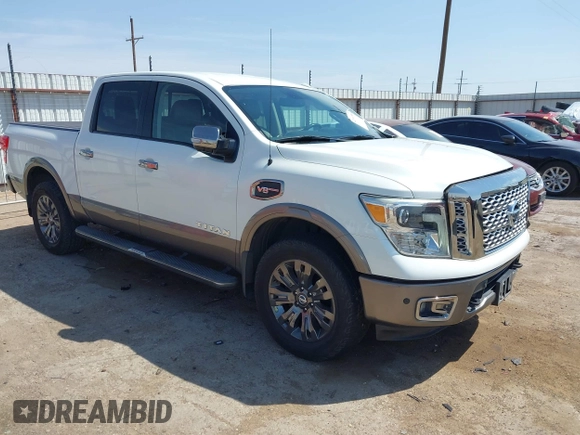2017 Nissan Titan SV with VIN 1N6AA1E5XHN532587, listed as a IAAI auction lot 42019155 with 90,496 mi miles and . Bid and sale history available at DreamBid. Image 1.