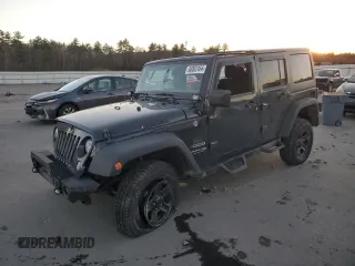 2018 Jeep Wrangler Unlimited Sport with VIN 1C4BJWDG6JL898068, listed as a Copart auction lot 80882454 with 128,136 mi miles and Salvage title. Bid and sale history available at DreamBid. Image 1.